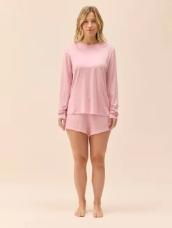 Go Slow Long Sleeve Top Pink