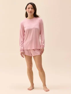 Go Slow Long Sleeve Top Pink