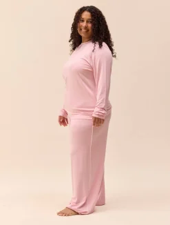Go Slow Long Sleeve Top Pink