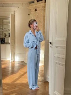 Go Slow Pants Blue