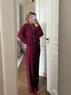 Go Slow Pants Burgundy