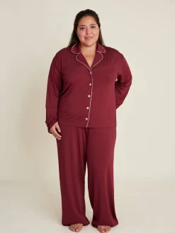 Go Slow Pants Burgundy