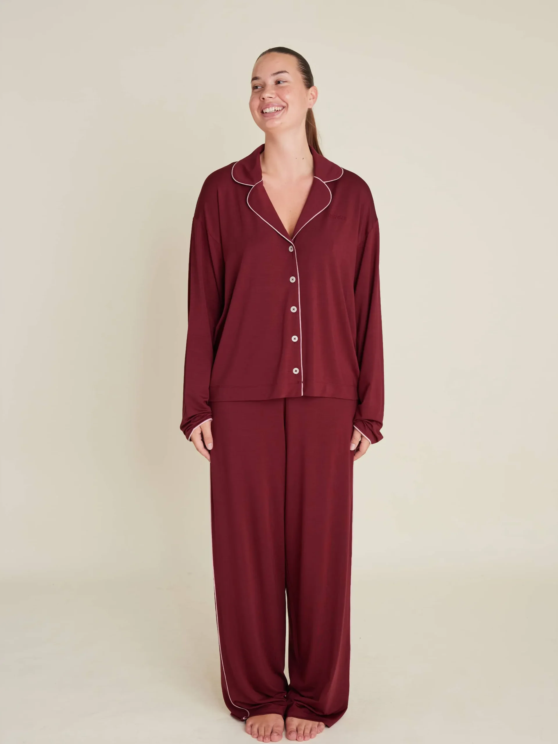Go Slow Pants Burgundy