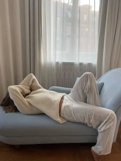 Go Slow Pants Lilac Dreams