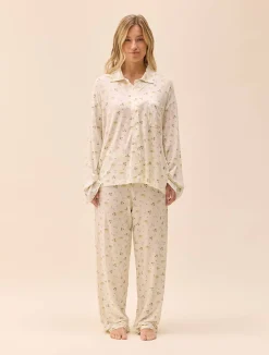 Go Slow Pants Marula Bloom