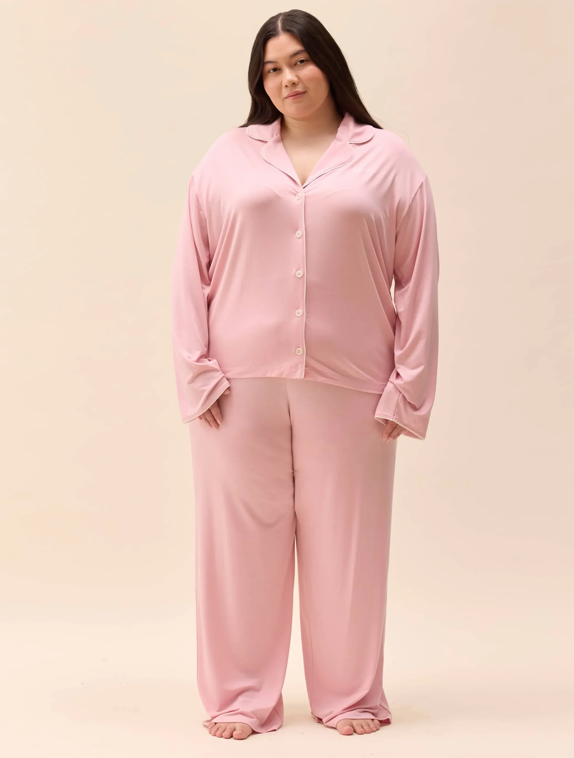 Go Slow Pants Pink/White