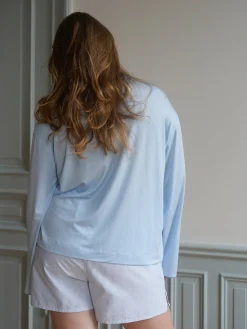 Go Slow PJ Shirt Blue