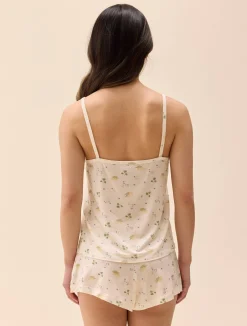 Go Slow Strap Top Marula Bloom