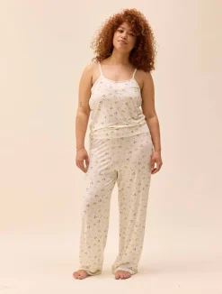 Go Slow Strap Top Marula Bloom