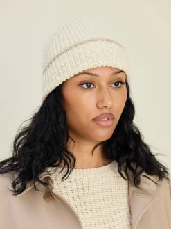 Knitted Beanie Creamy Oat