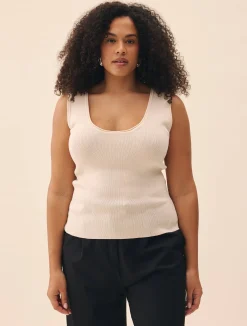 Knitted Tank Top Ivory