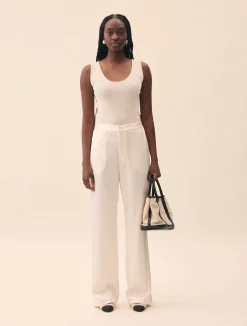 Knitted Tank Top Ivory