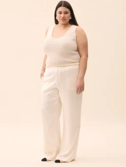 Knitted Tank Top Ivory