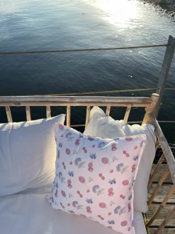 Linen Cushion Cover Summer Berries