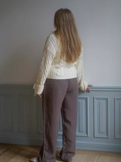 Linen Pants Brown
