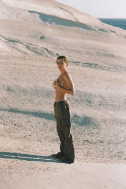 Linen Pants Brown - Tall