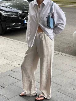 Linen Pants Cream
