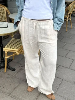Linen Pants Cream - Tall