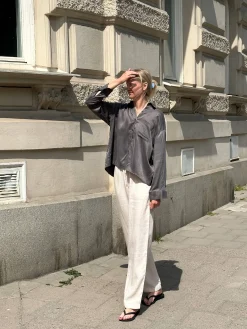 Linen Pants Cream - Tall