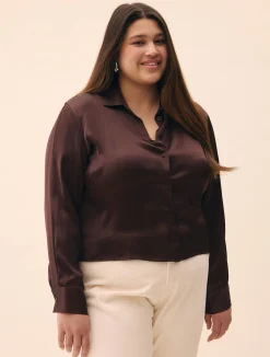 Little Viscose Shirt Dark Mocha