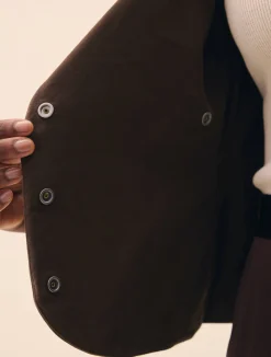 Moleskin Blazer Brown