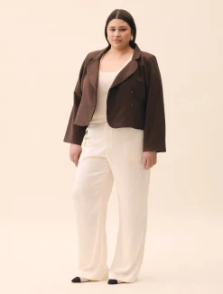 Moleskin Blazer Brown