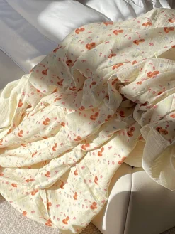 Muslin Duvet Cover - Single Fruit