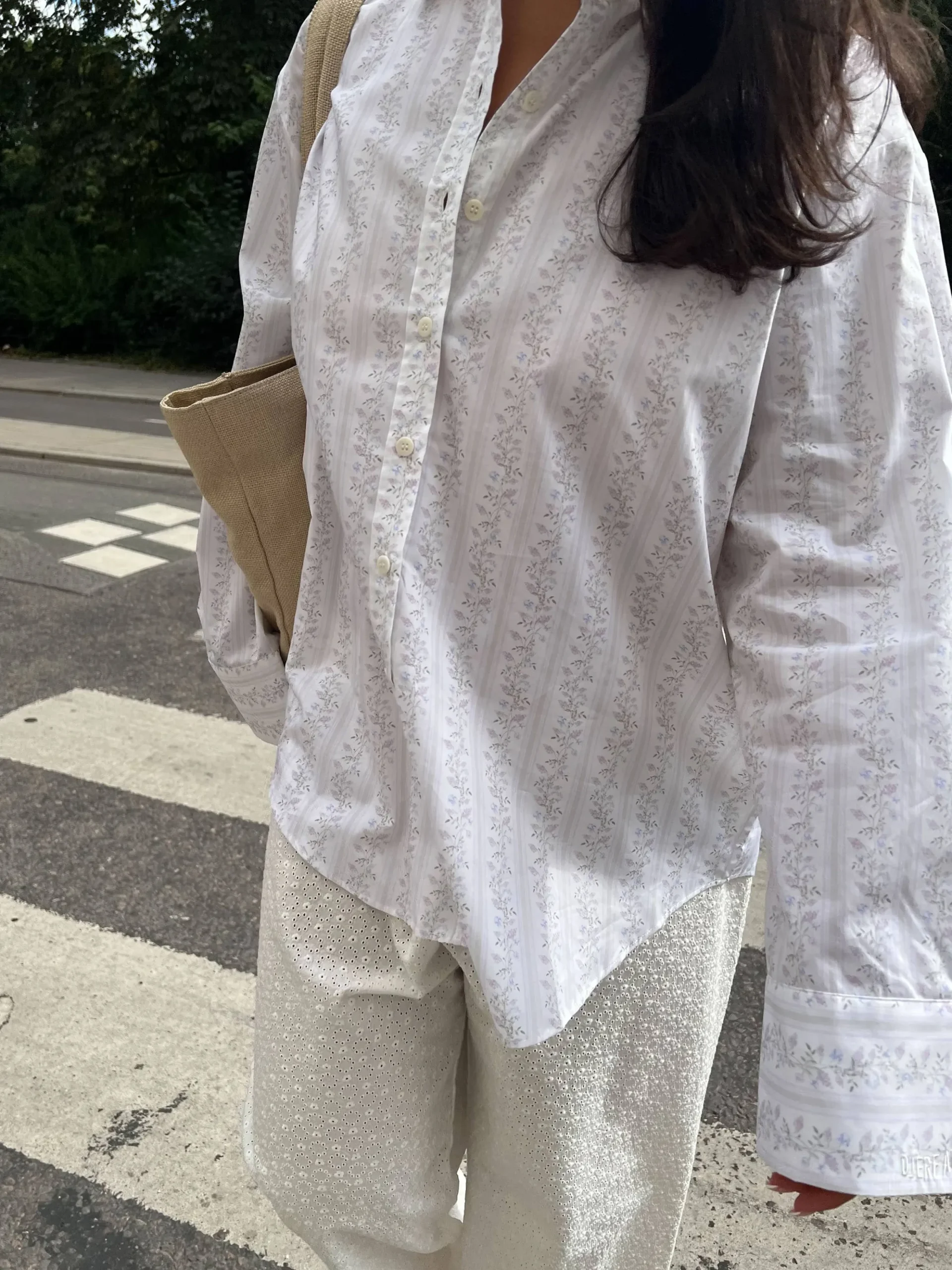 Poplin Classic Shirt Lilac Dreams