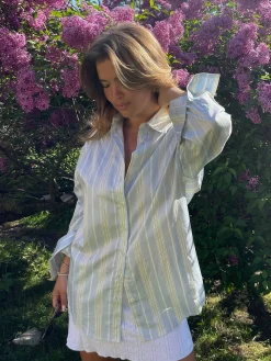 Poplin Classic Shirt Slushy Stripe