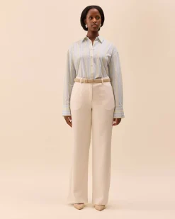 Poplin Classic Shirt Slushy Stripe