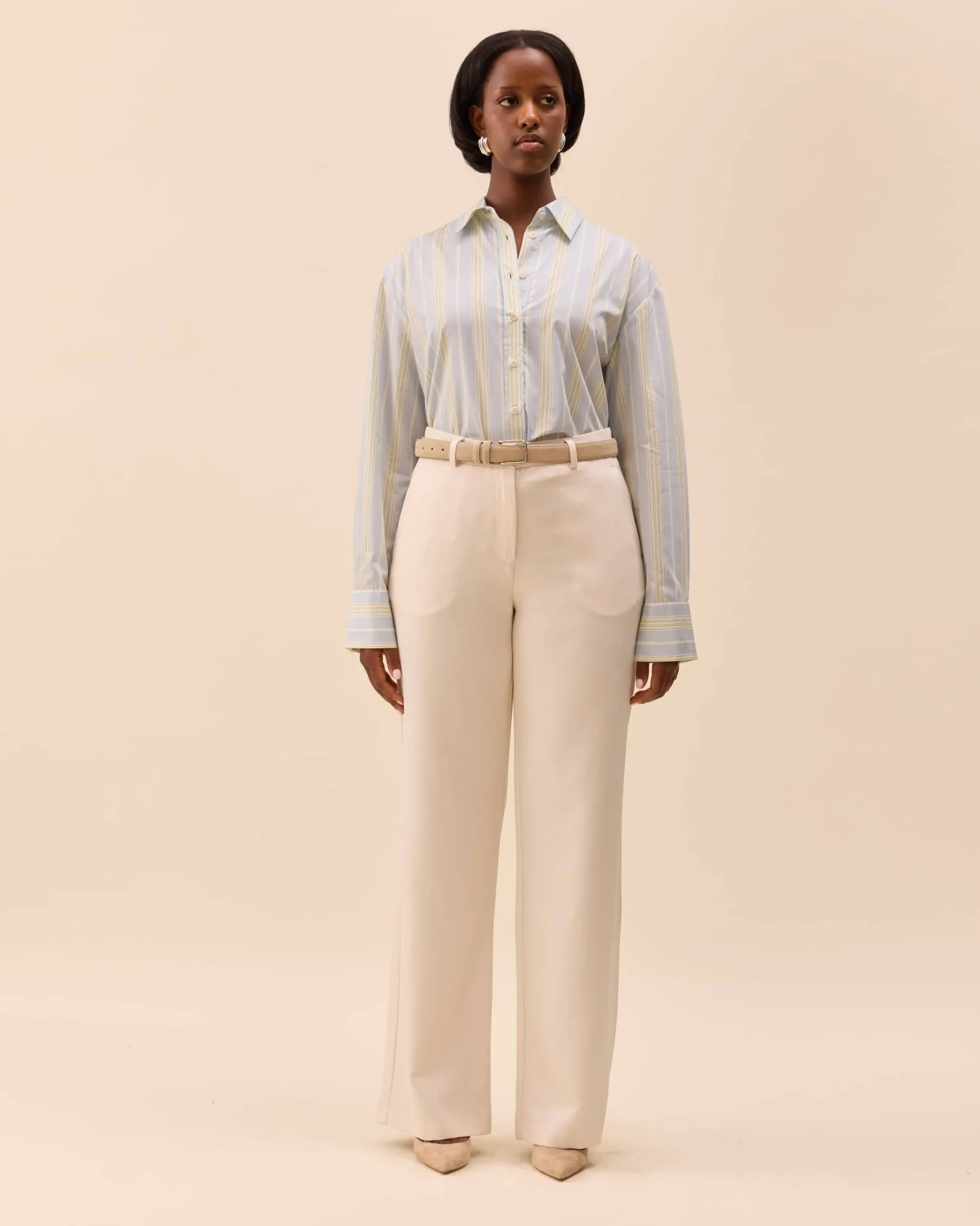 Poplin Classic Shirt Slushy Stripe