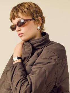 Quilted Jacket Espresso