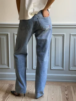 Relaxed Jeans Washed Blue - Tall
