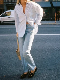 Relaxed Jeans Washed Blue