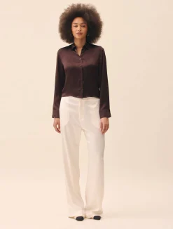Satin Pants Ivory