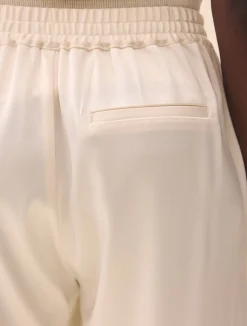 Satin Pants Ivory - Tall