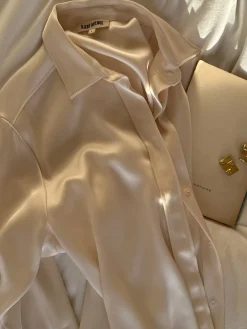 Satin Shirt Ivory