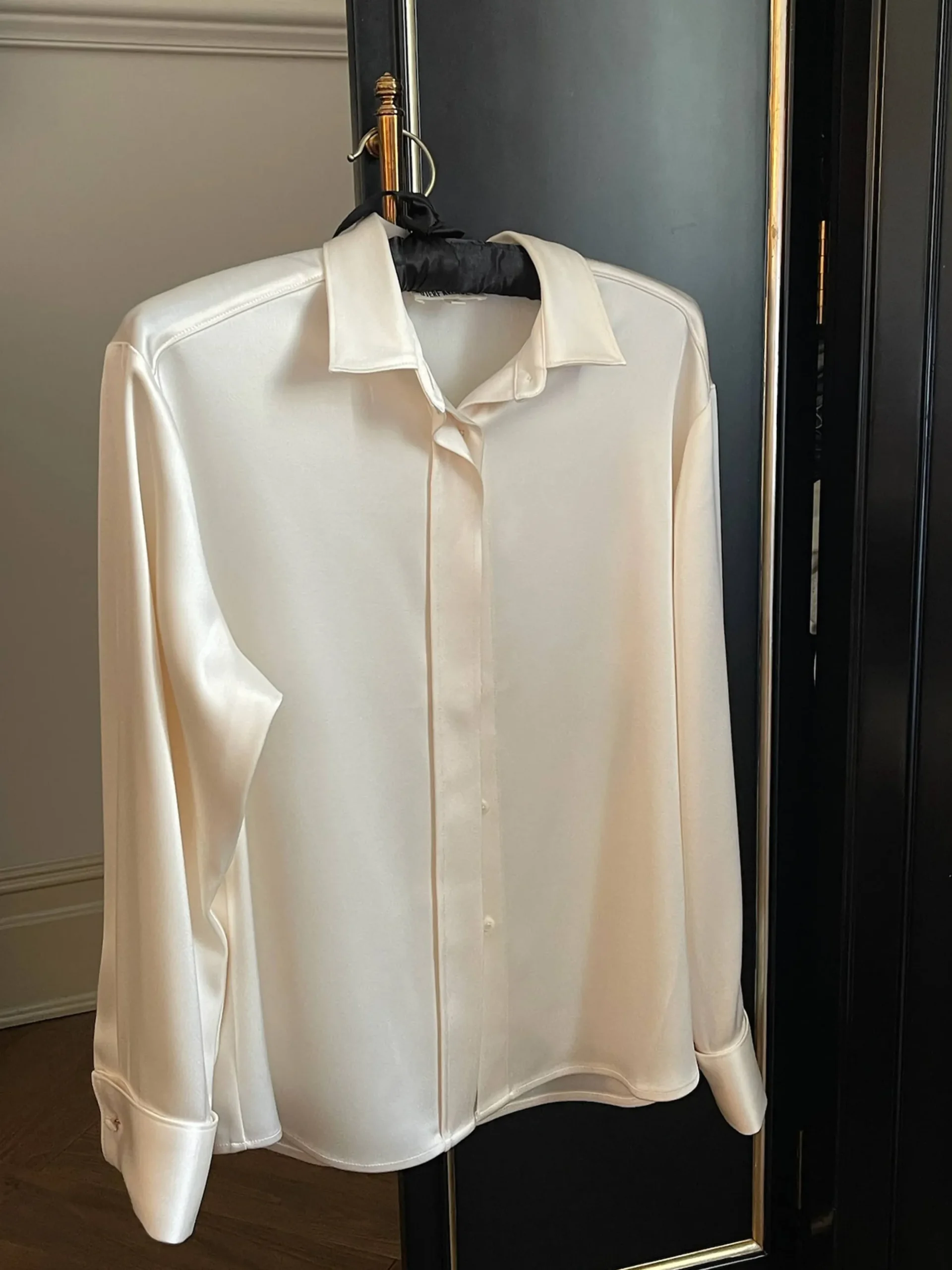 Satin Shirt Ivory