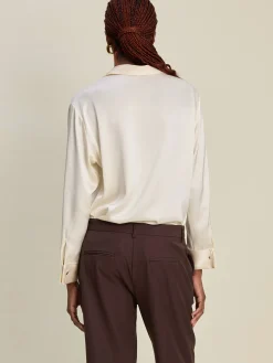 Satin Shirt Ivory