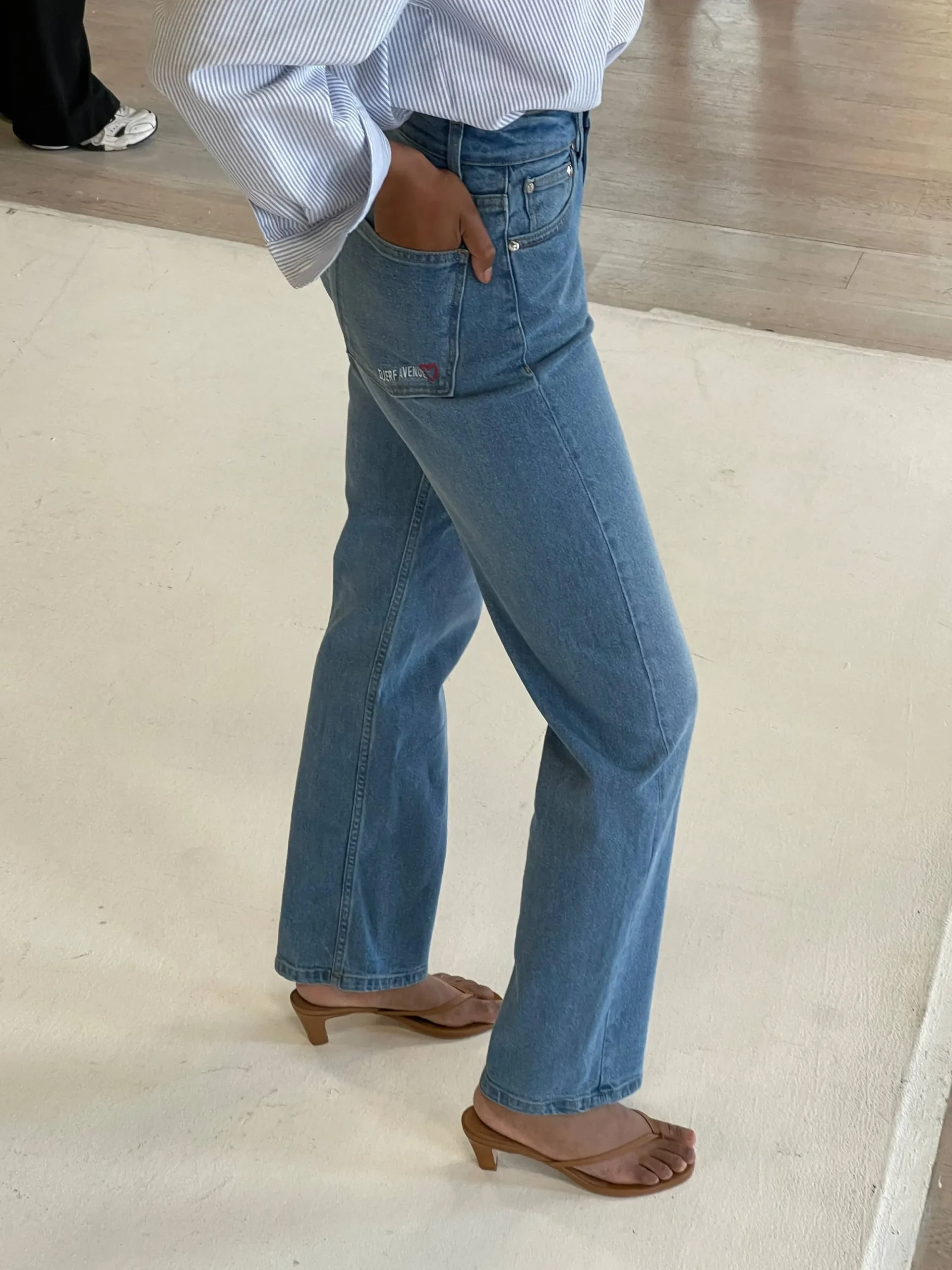 Straight Jeans Mid Blue