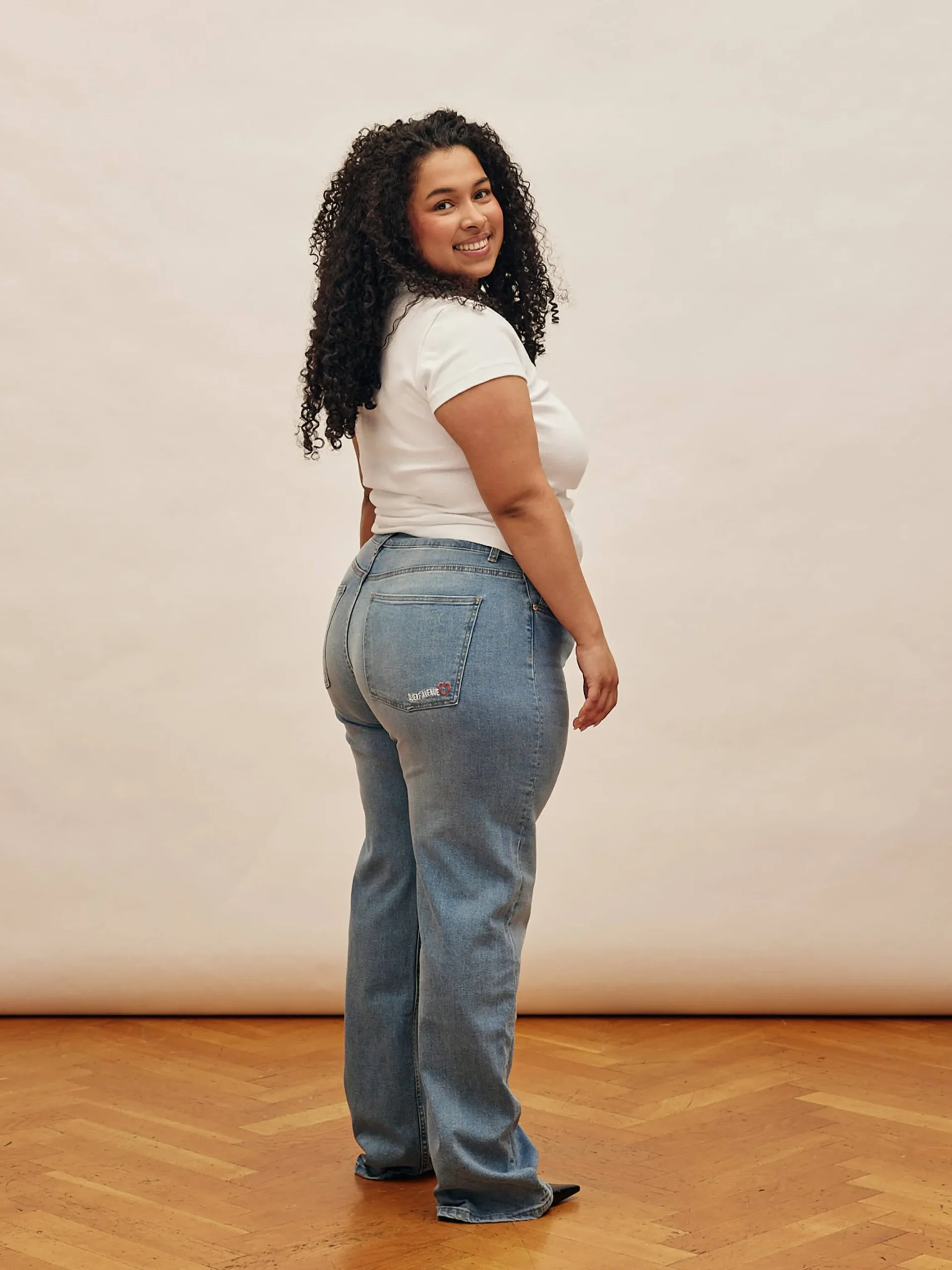 Straight Jeans Mid Blue