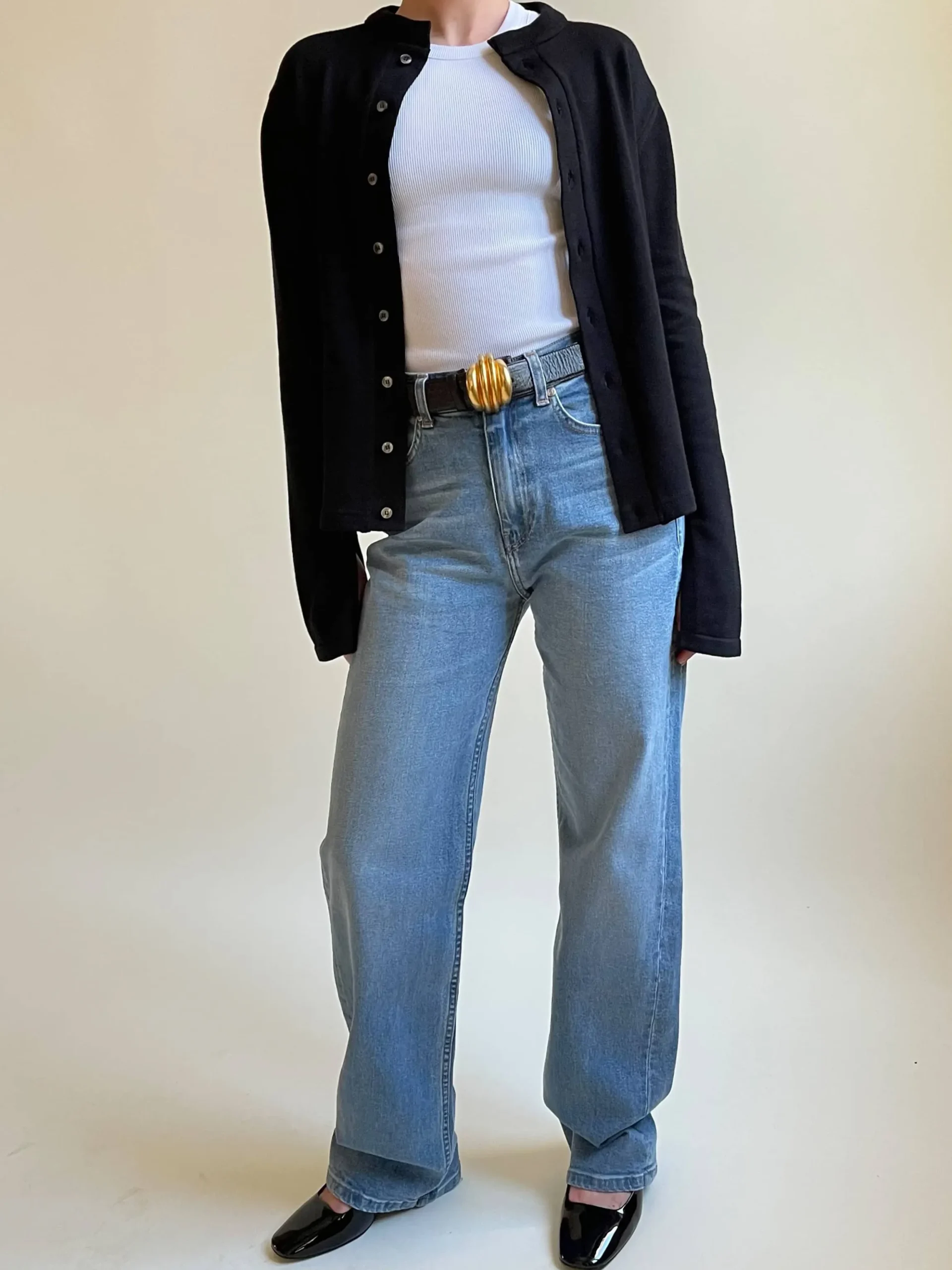 Straight Jeans Mid Blue