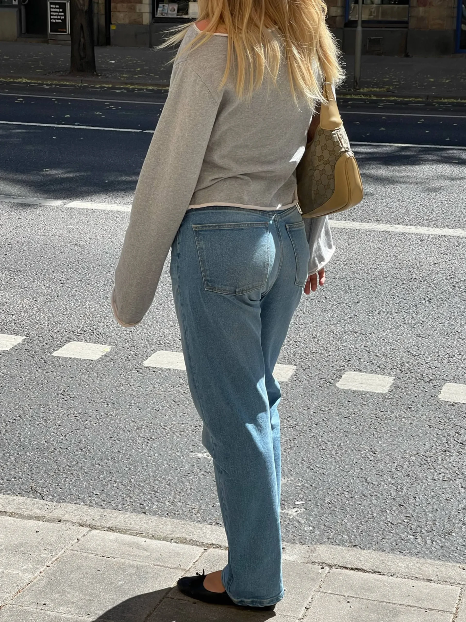 Straight Jeans Mid Blue