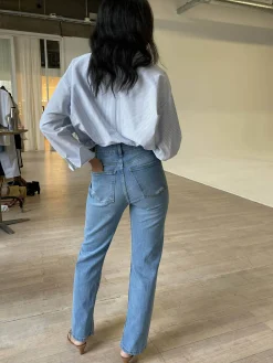 Straight Jeans Mid Blue