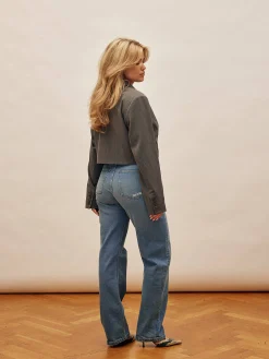 Straight Jeans Mid Blue