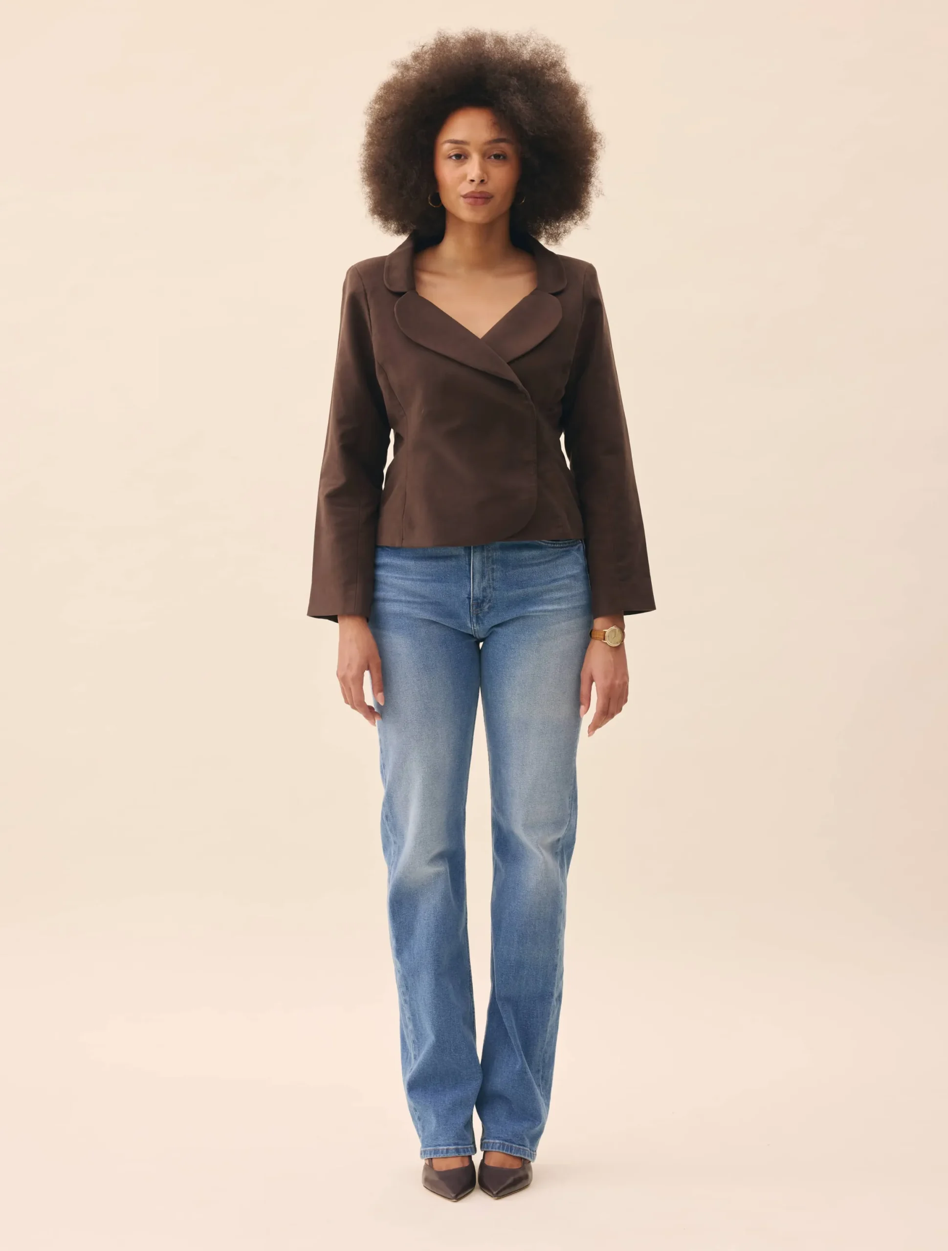 Straight Jeans Mid Blue