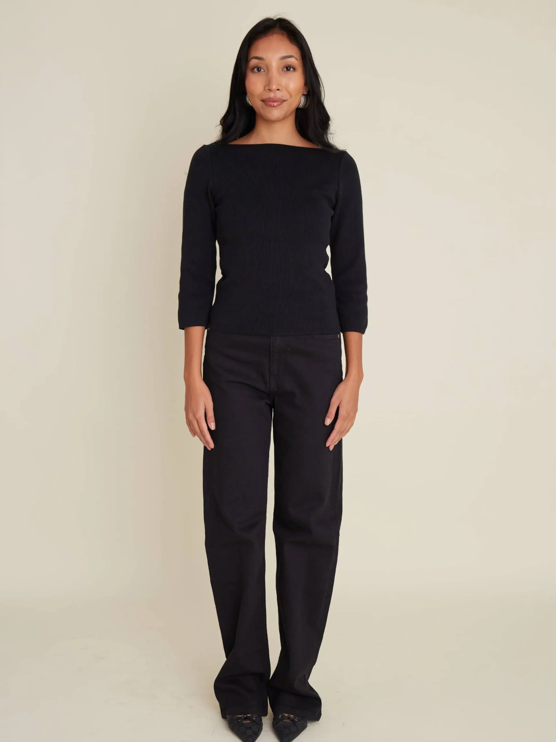 Straight Jeans Midnight Black