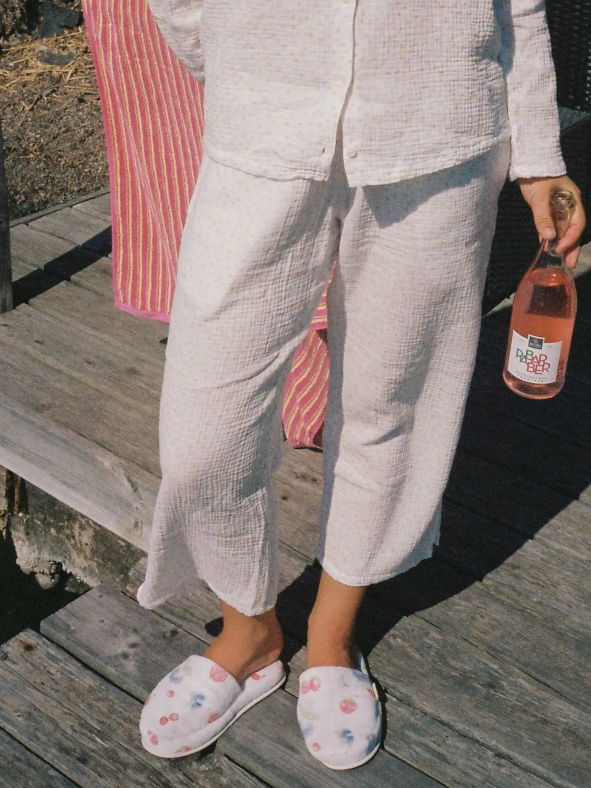 Terry Slippers Summer Berries