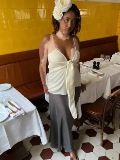 Tie Tank Top Cloud