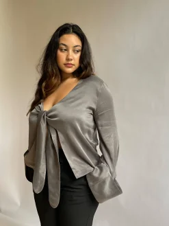 Tie Top Long Sleeve Storm